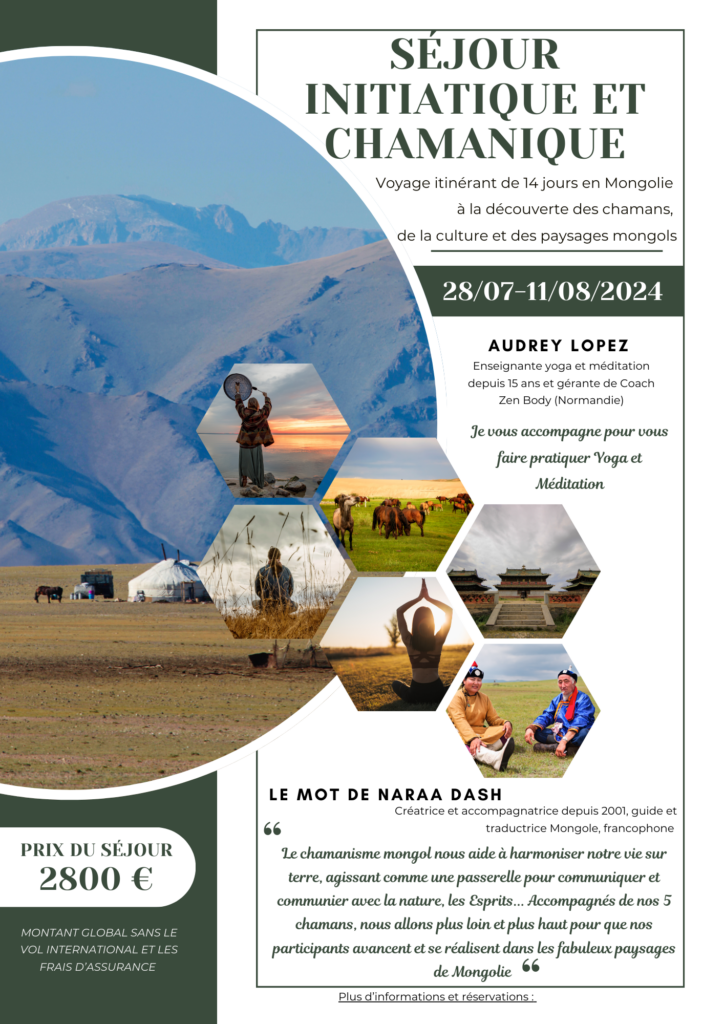 séjour initiatique et chamanique en Mongolie